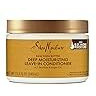 SheaMoisture Raw Shea Butter Deep Moisturizing Leave-in Conditioner for Curly Hair Raw Shea Butter Hair Conditioner to Moisturize and Smooth Hair 11.5 oz