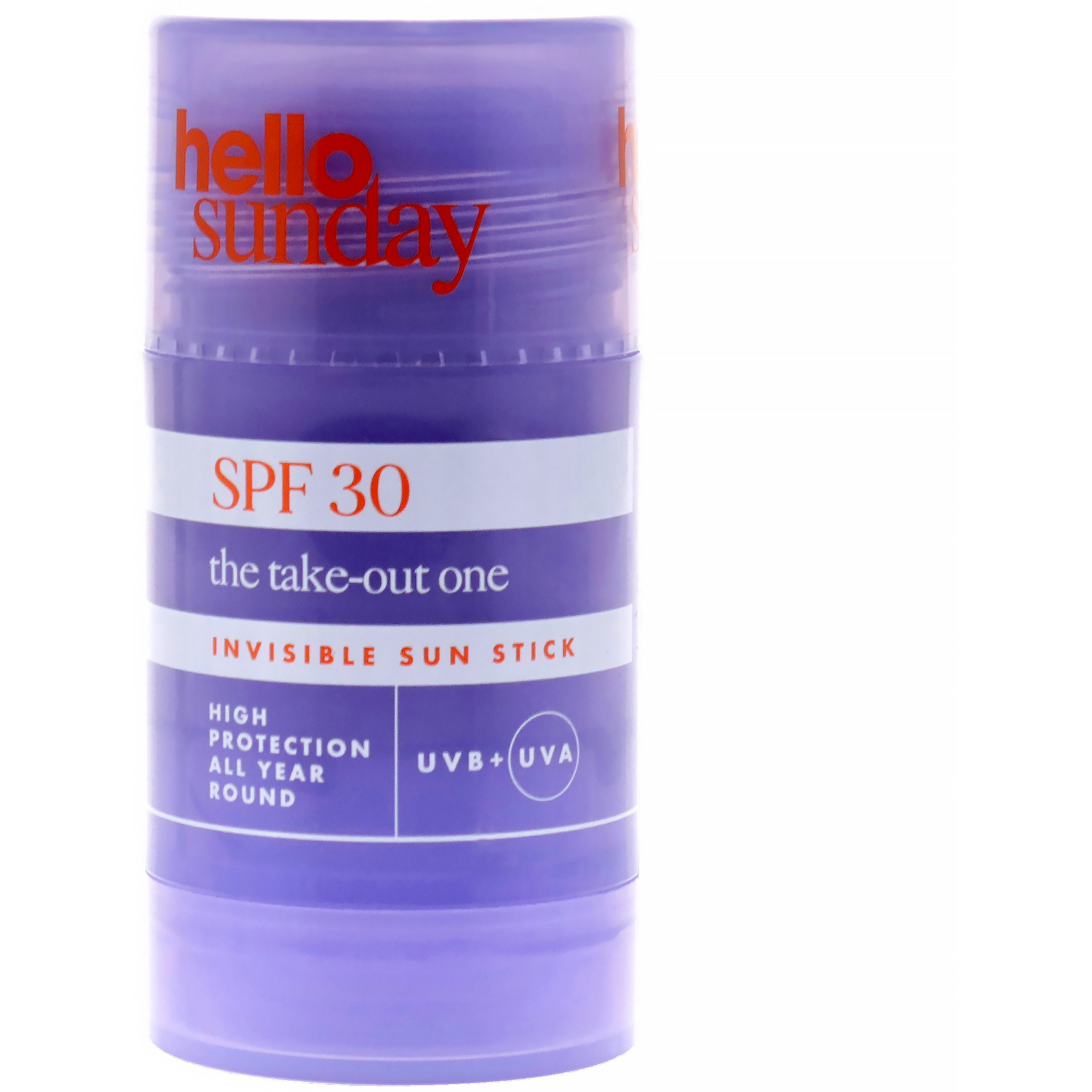The Take-Out One Invisible Sun Stick SPF 30 PA Plus by Hello Sunday for Women - 1 oz Sunscreen