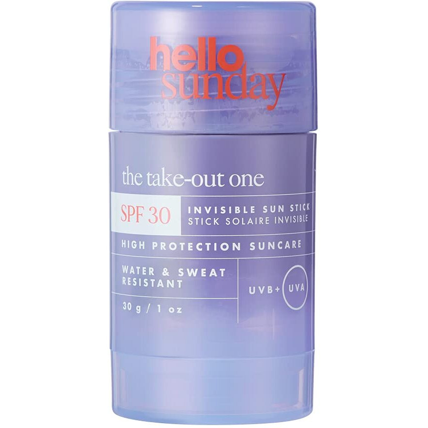 The Take-Out One Invisible Sun Stick SPF 30 PA Plus by Hello Sunday for Women - 1 oz Sunscreen