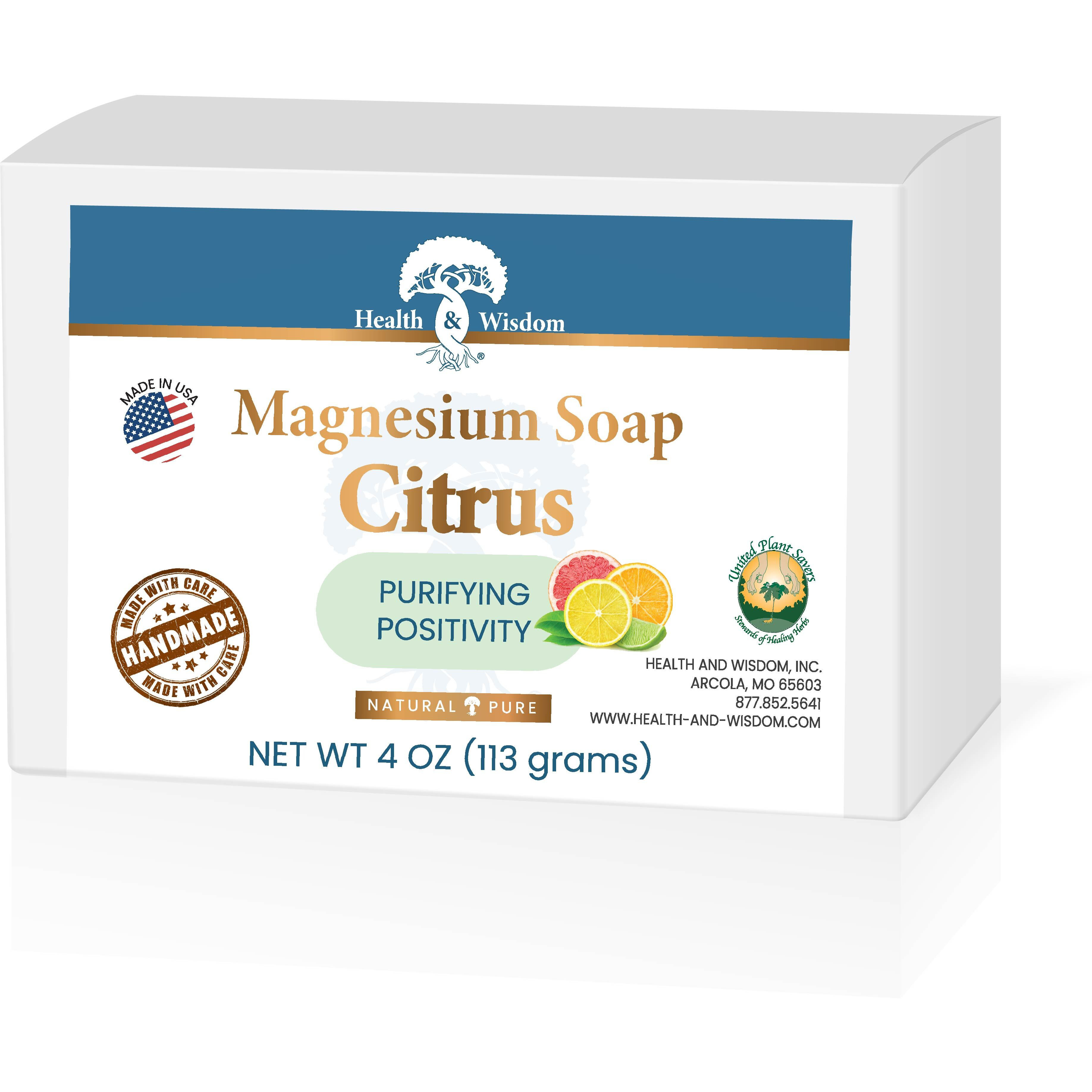 Magnesium Soap Bar - 4 oz Citrus