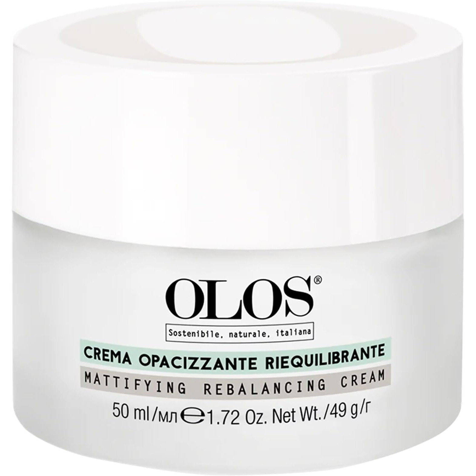 Mattifying Rebalancing Cream by Olos for Unisex - 1.7 oz Cream