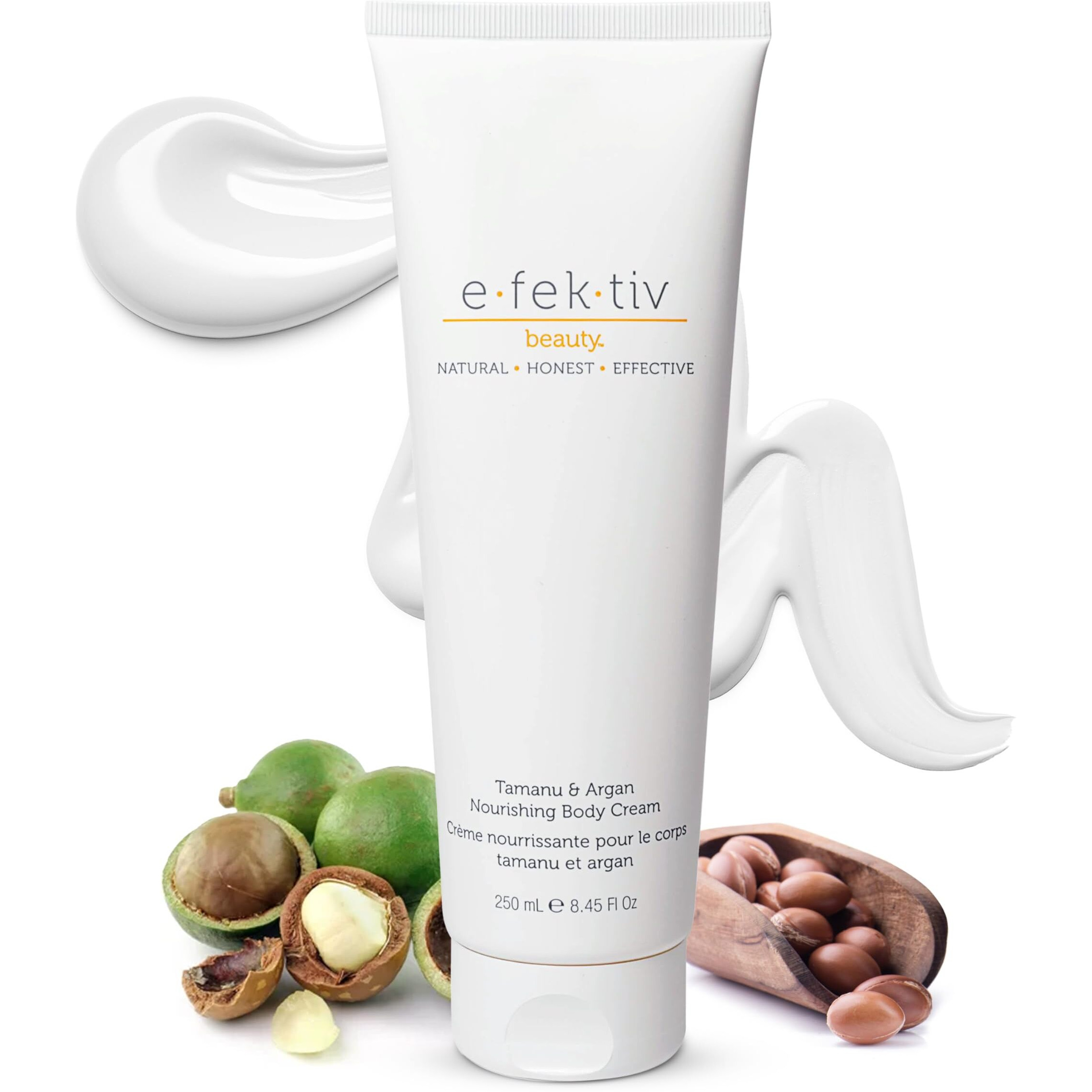 Tamanu and Argan Nourishing Body Cream by e.fek.tiv for Unisex - 8.45 oz Body Cream