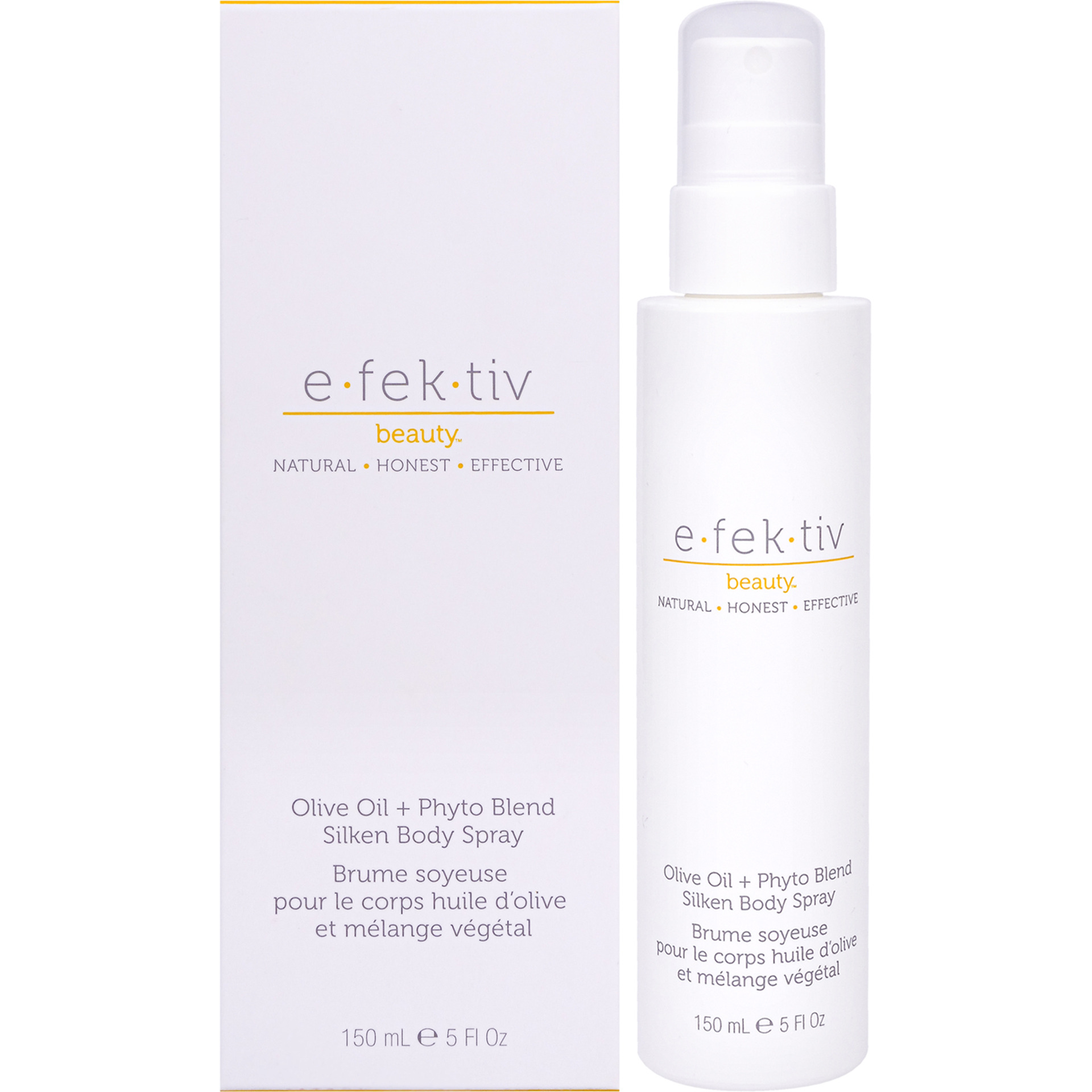 Olive Oil Plus Phyto Blend Silken Body Spray by e.fek.tiv for Unisex - 5 oz Body Spray