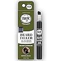 SoftSheen-Carson Magic Grooming Beard Filler Pencil Brush for Men, Waterproof, Fill in Patchy Beard & Cover Greys, Natural Black Shade, Black, 0.05 Fl Oz