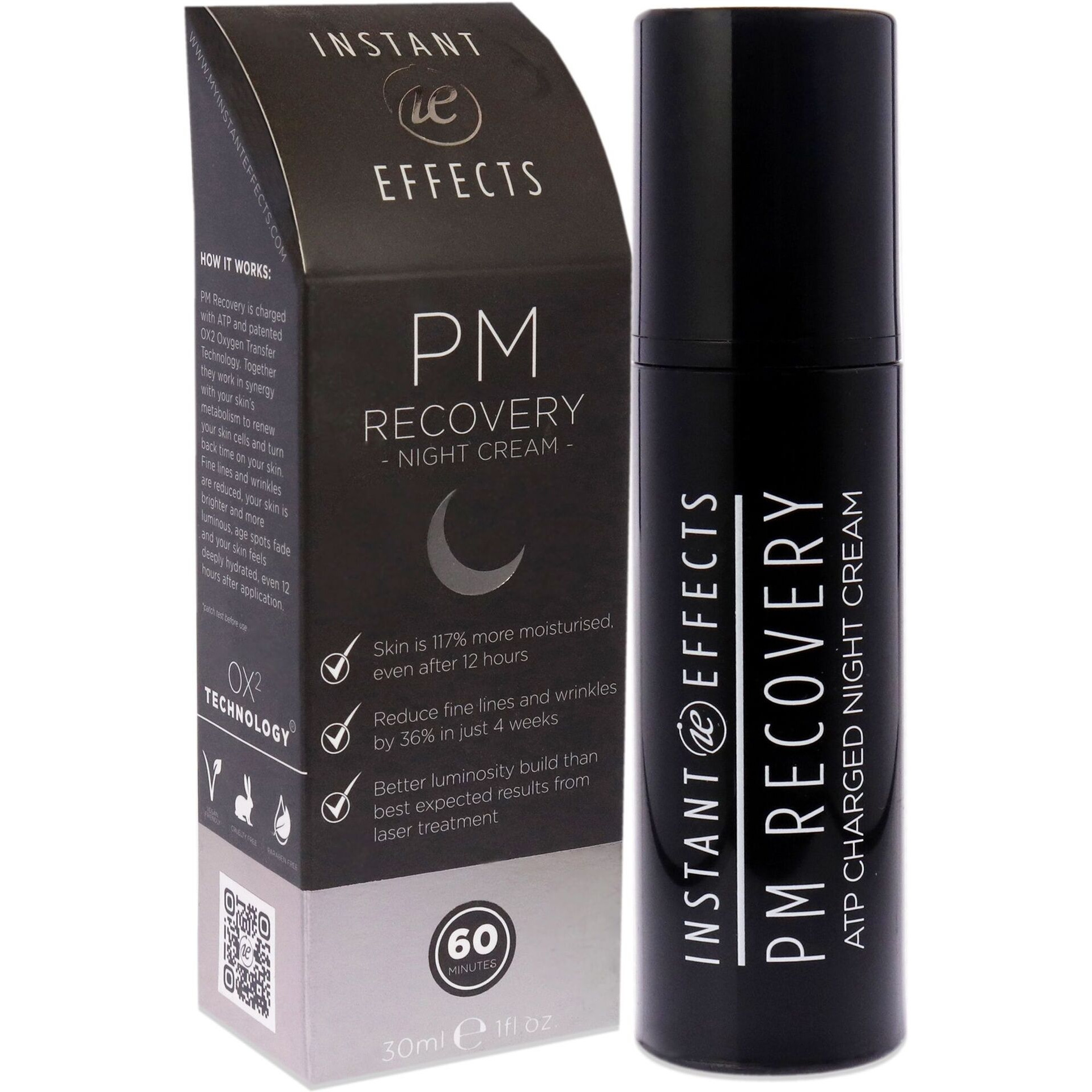 PM Recovery Night Cream by Instant Effects for Unisex - 1 oz Cream