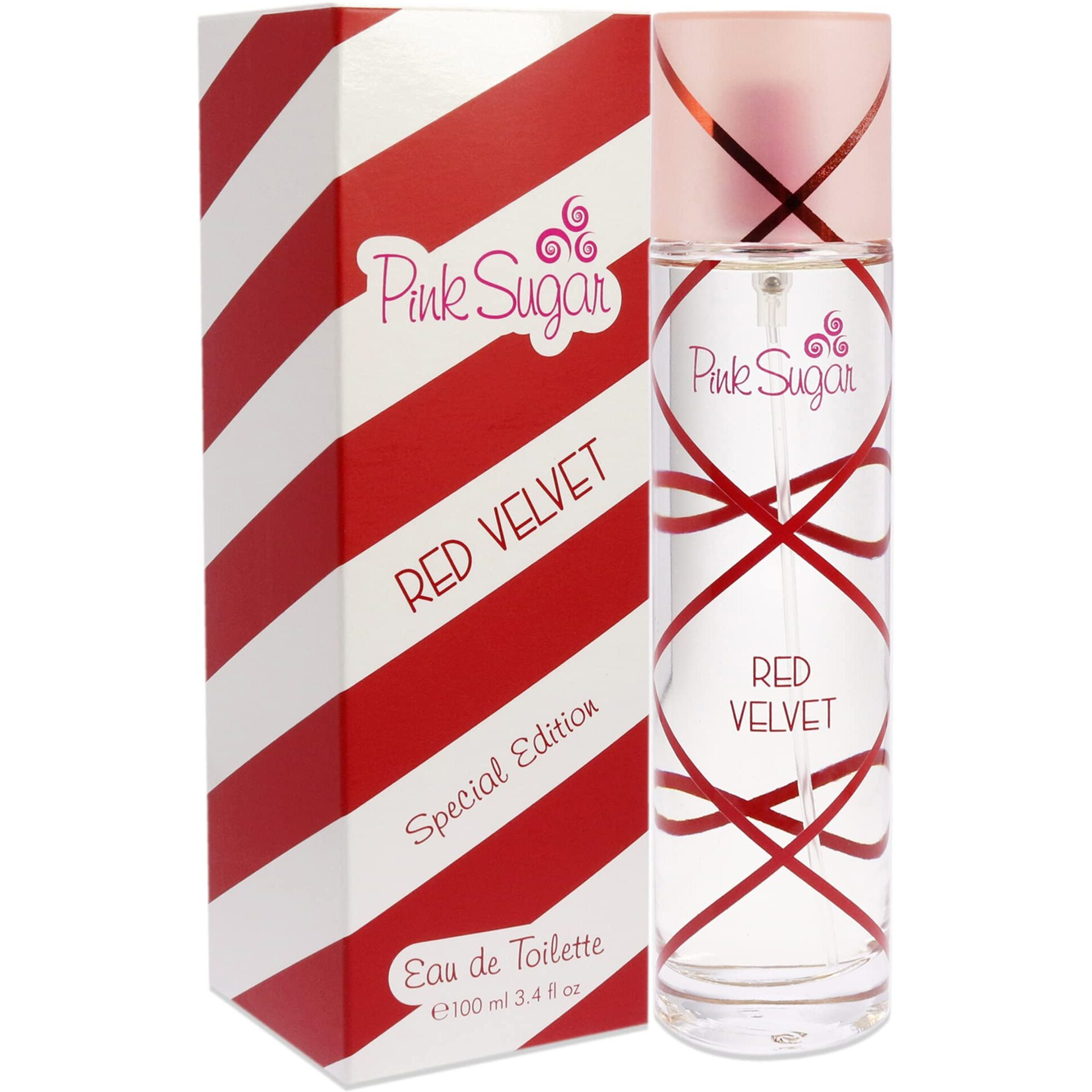 Pink Sugar Red Velvet Special Edition by Aquolina, 3.4 oz Eau De Toilette Spray for Women