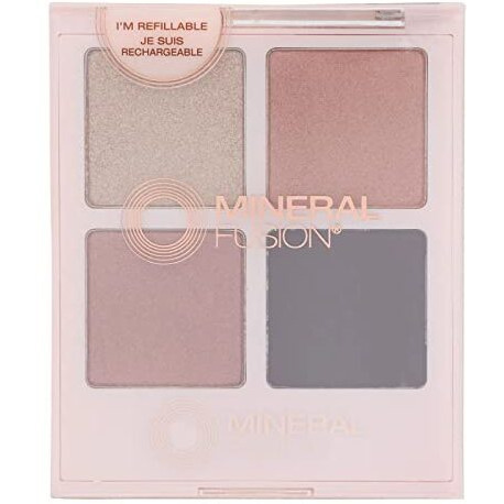 Eye Shadow Palette - Girls Night Out by Mineral Fusion for Women - 0.25 oz Eye Shadow (Refillable)