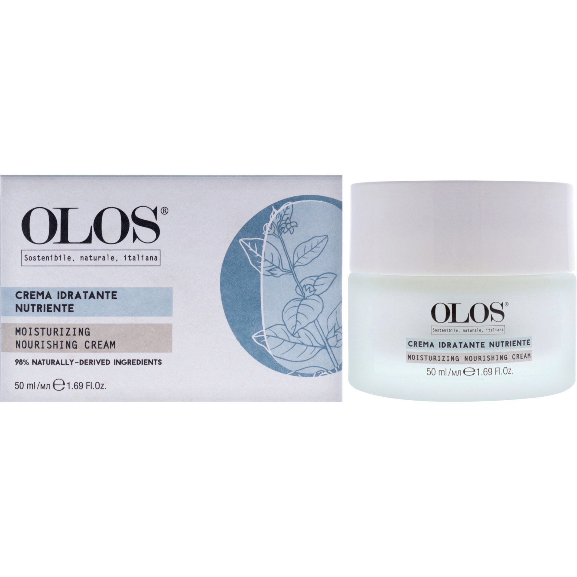 Moisturizing and Nourishing Cream by Olos for Unisex - 1.7 oz Cream