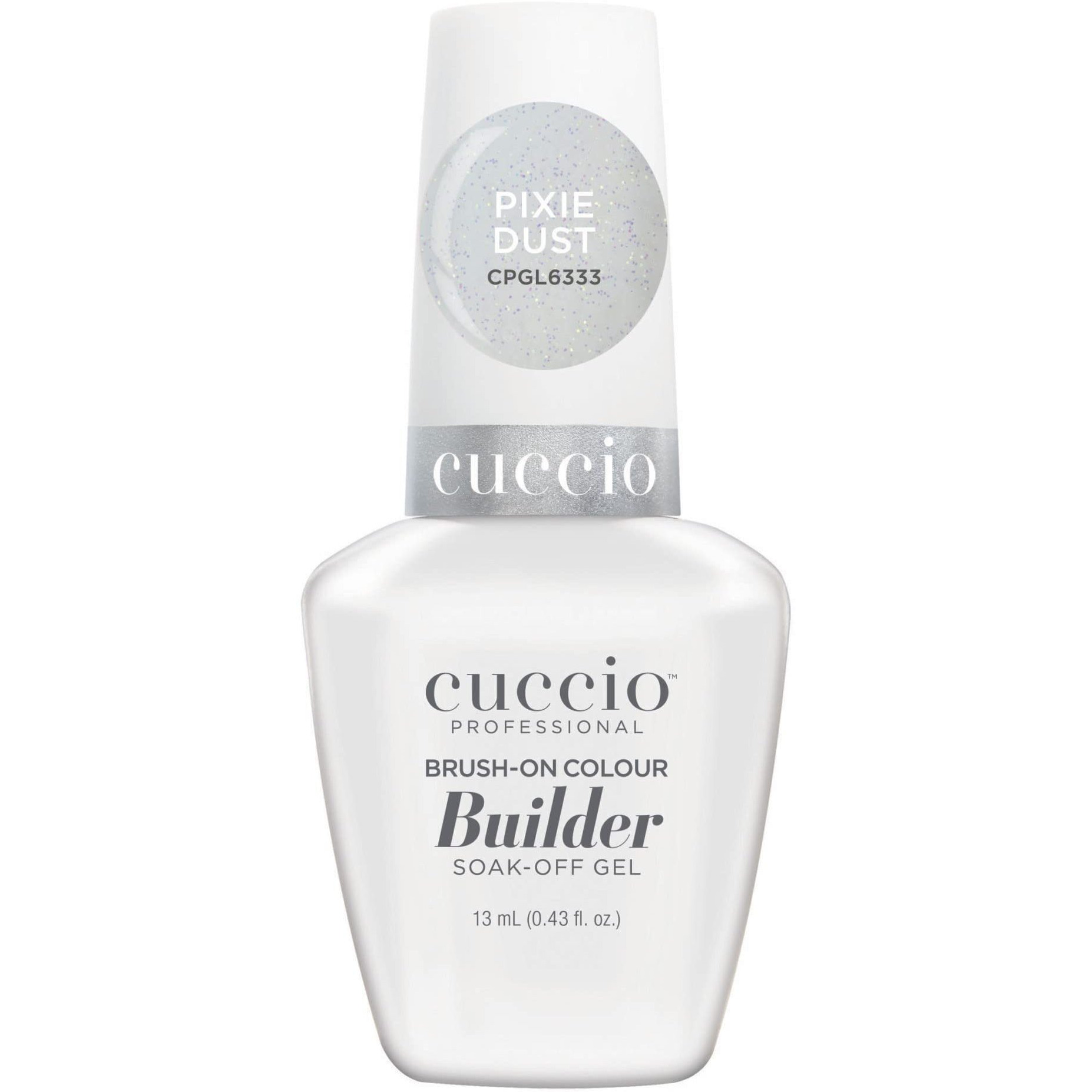 Brush-On Colour Builder Soak Off Gel - Pixie Dust by Cuccio Pro for Women - 0.43 oz Nail Polish