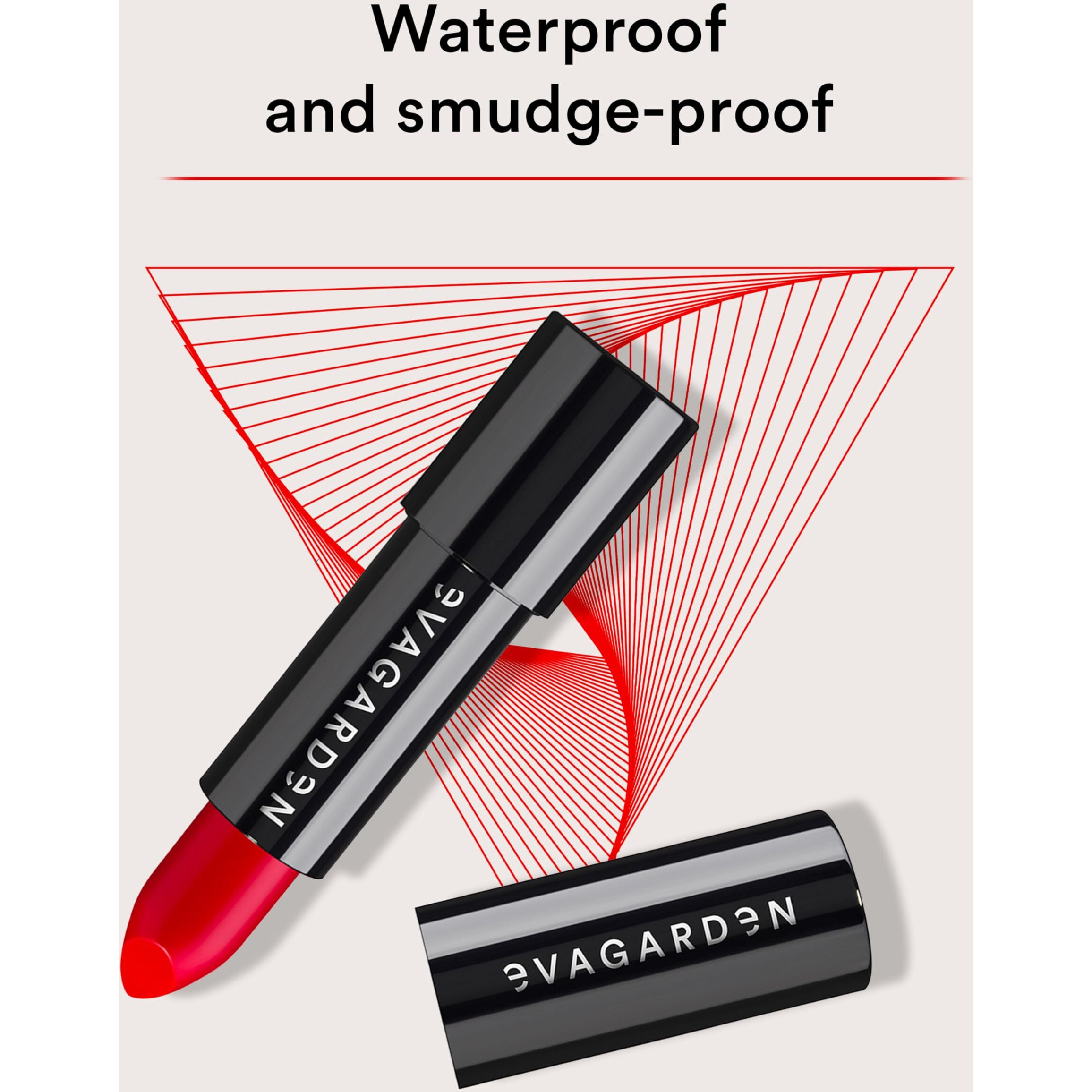 Classy Lipstick - 612 Flame Scarlet by Evagarden for Women - 0.10 oz Lipstick