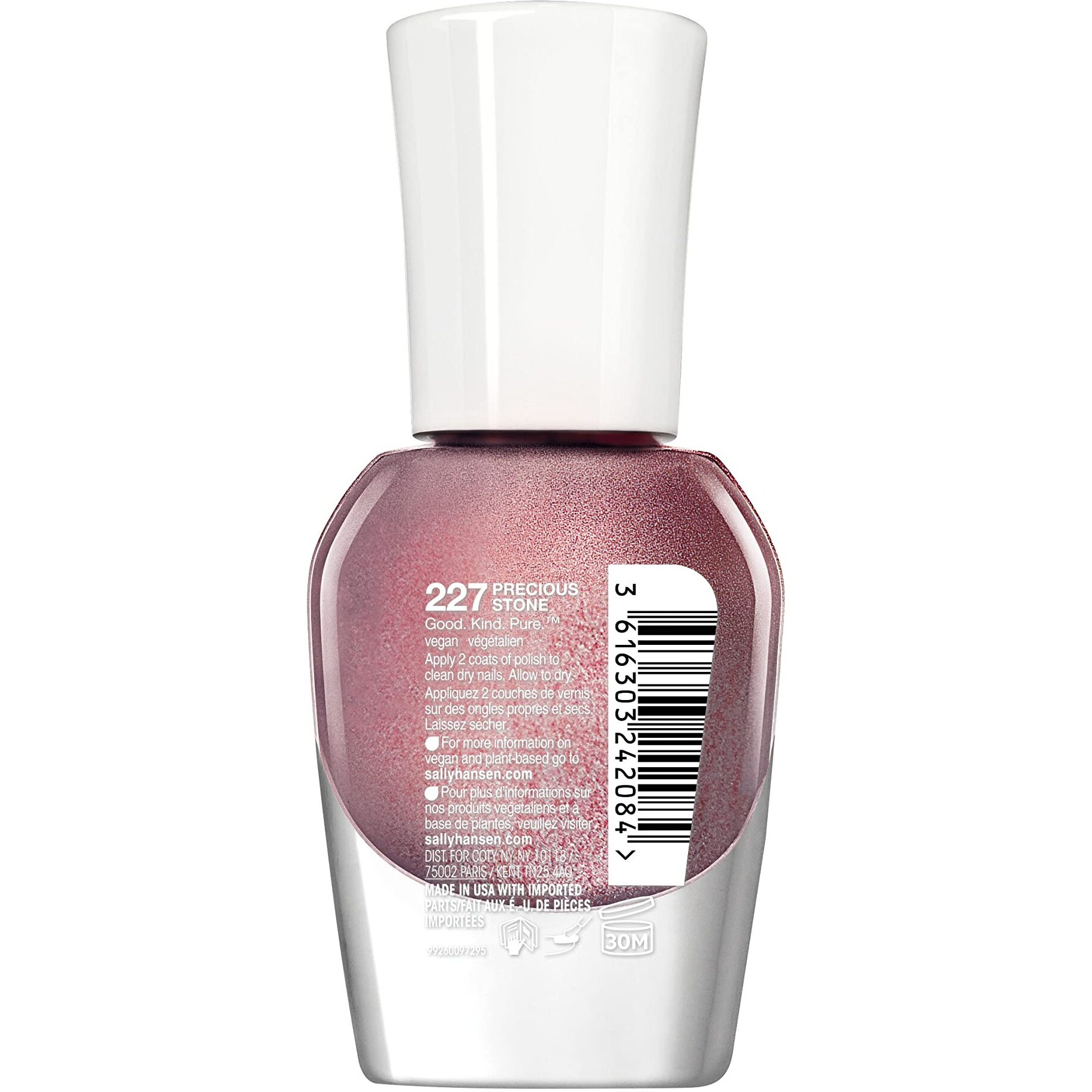 Good Kind Pure Vegan - 227 Precious Stone by Sally Hansen for Women - 0.33 oz Nail Polish
