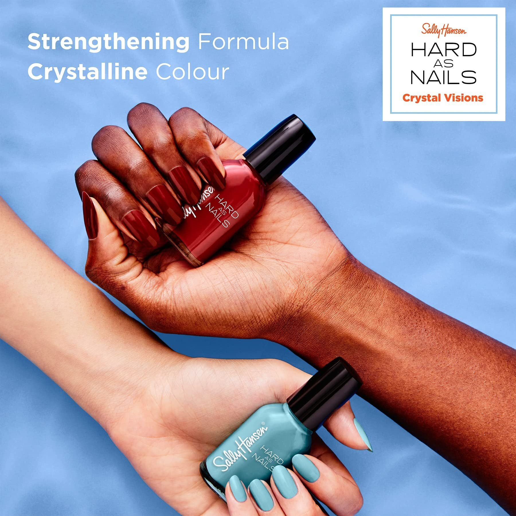 Hard As Nails - 665 Ultra Marine by Sally Hansen for Women - 0.45 oz Nail Polish