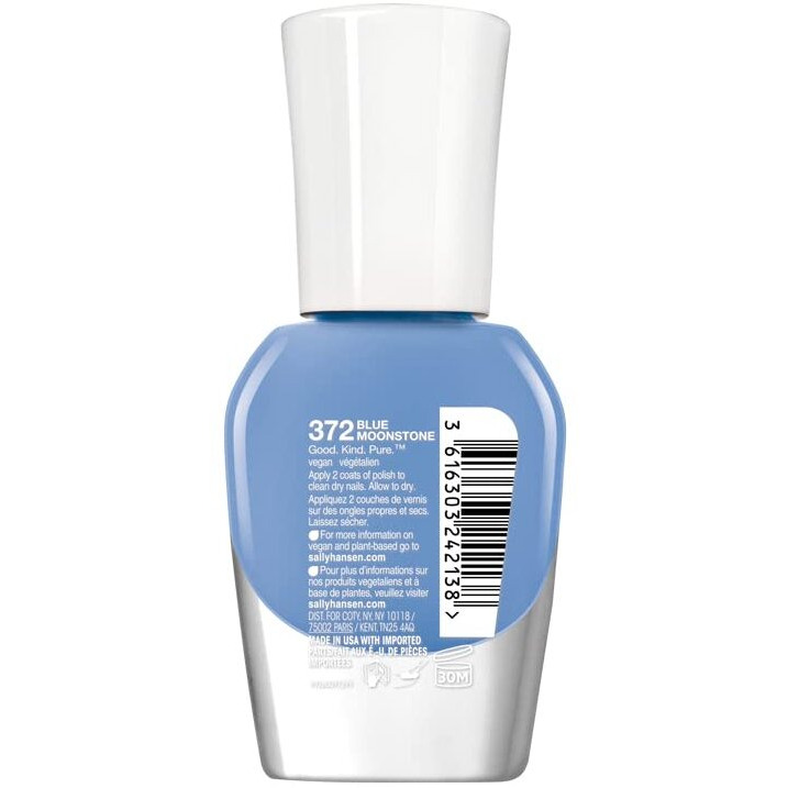Good Kind Pure Vegan - 372 Blue Moonstone by Sally Hansen for Women - 0.33 oz Nail Polish