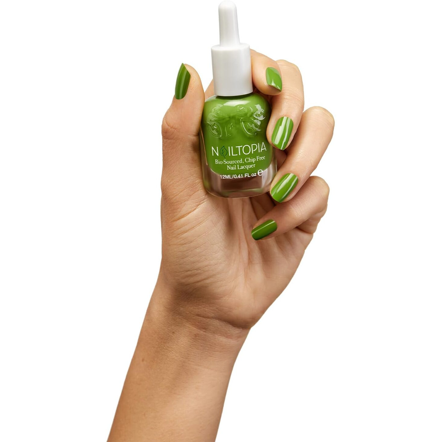 Bio-Sourced Chip Free Nail Lacquer - Green Goddess by Nailtopia for Women - 0.41 oz Nail Polish