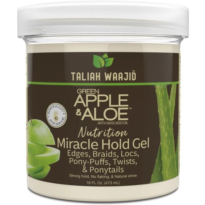 Taliah Waajid Green Apple & Aloe Nutrition Miracle Hold Gel 16oz (T028)