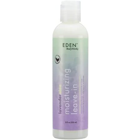 EDEN BodyWorks Lavender Aloe Leave In Conditioner (8 oz) - Moisturize Dry, Damaged Hair - Formulated For All Hair Types