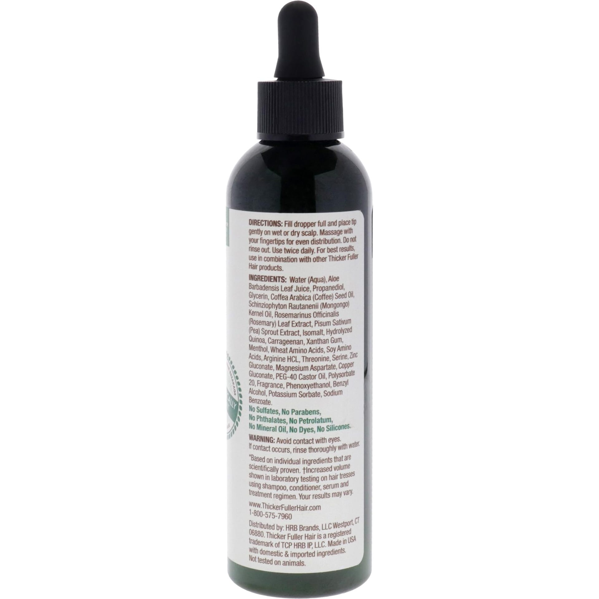 Scalp and Root Treatment by Thicker Fuller Hair for Men - 4 oz Treatment