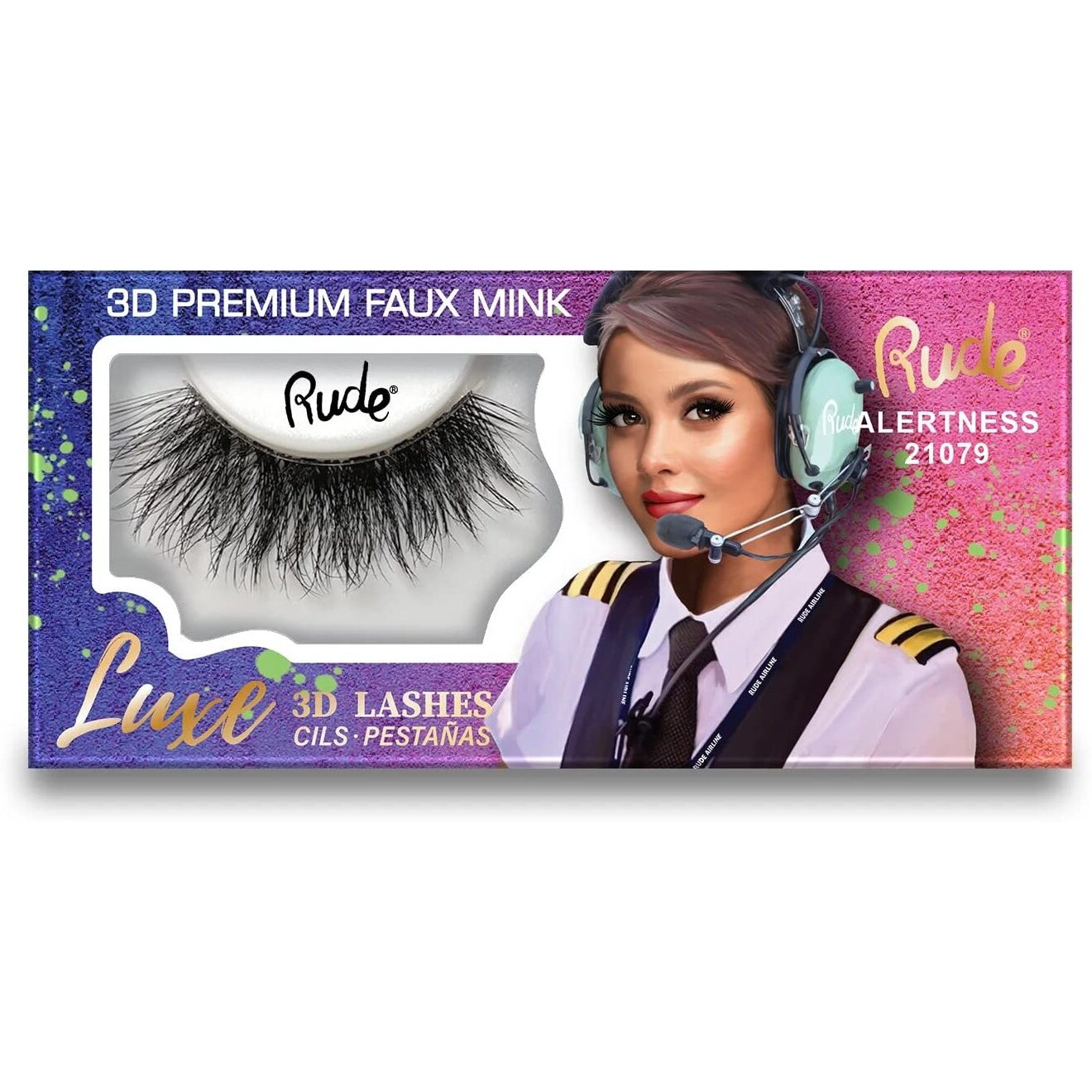 RUDE Luxe 3D Premium Faux Mink Lashes(D0102H2B7KU)