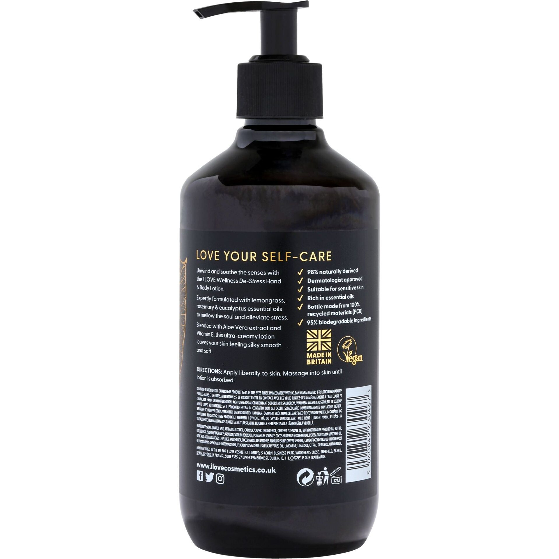 Wellness Hand and Body Lotion - De-Stress