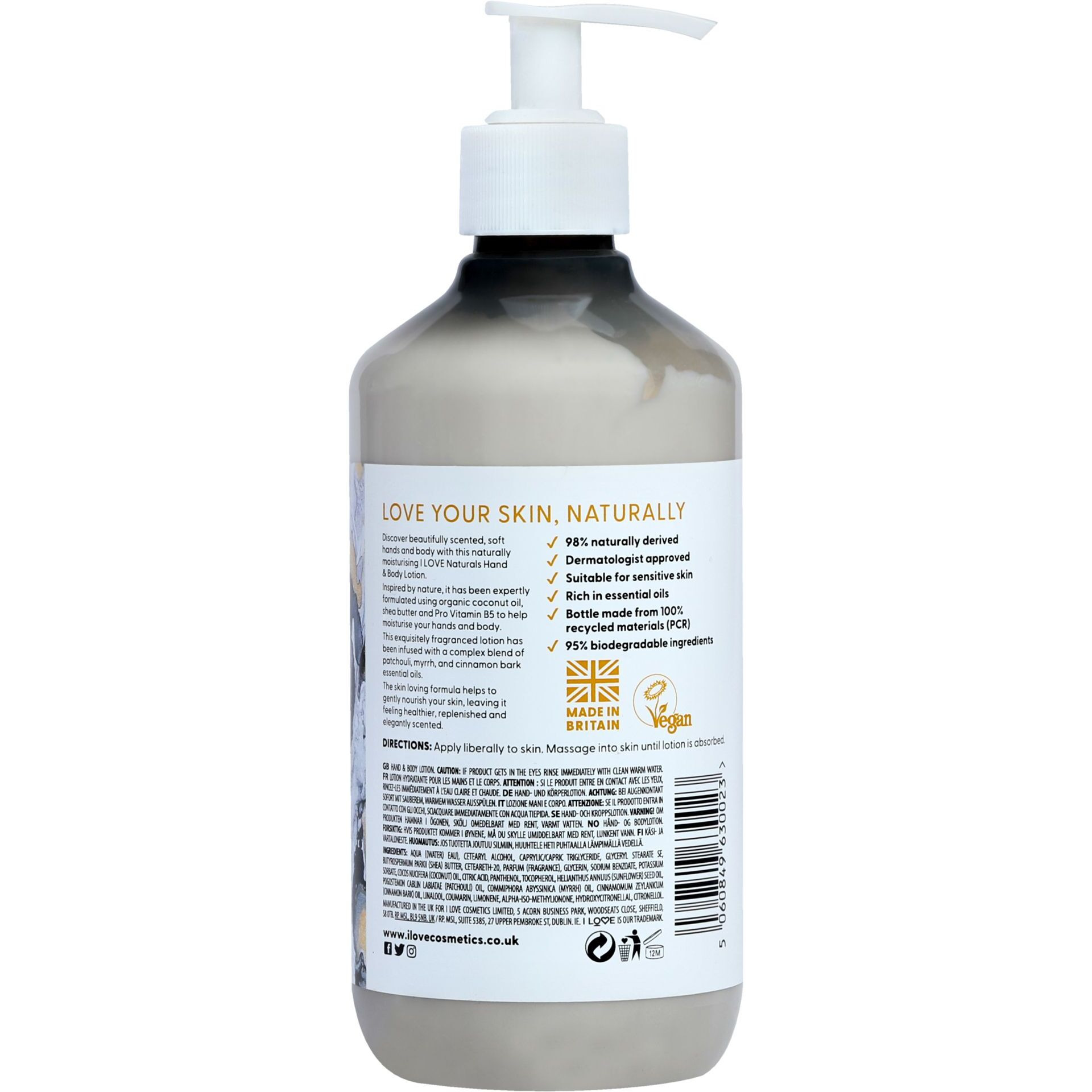 Naturals Hand and Body Lotion - Tonka Bean and Myrrh