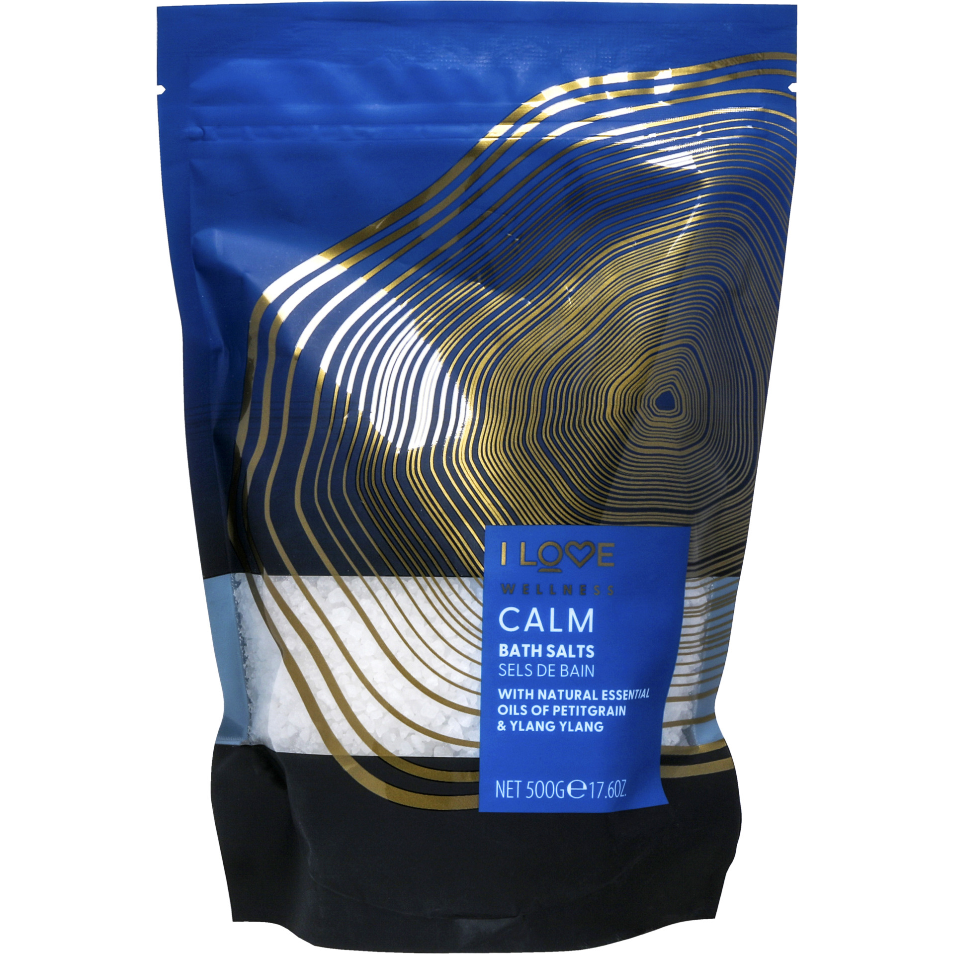 Wellness Bath Salts - Calm by I Love Cosmetics for Women - 17.6 oz Bath Salts