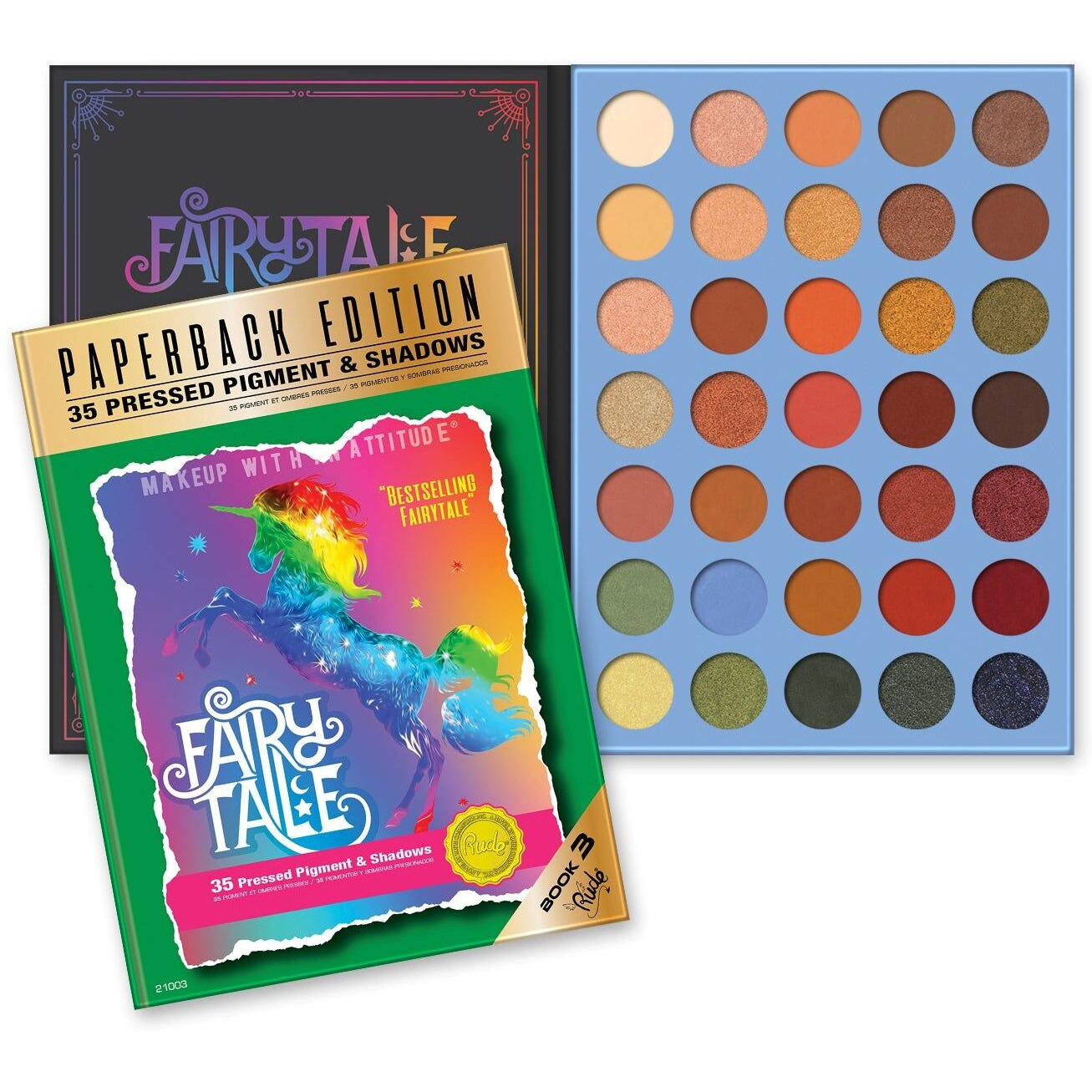 RUDE Fairy Tale Palette - Paperback Edition(D0102H2B7RY)