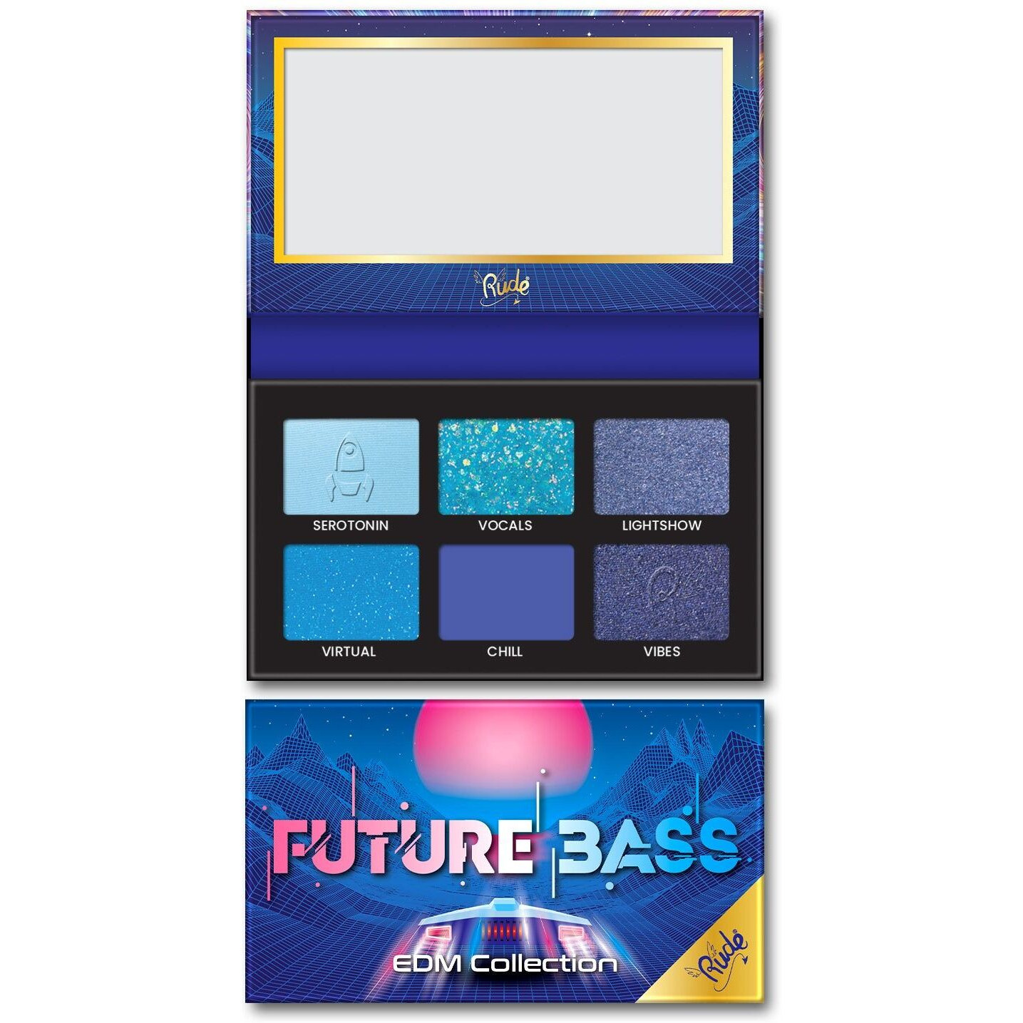 RUDE EDM collection Eyeshadow Palette(D0102H2BRBA)