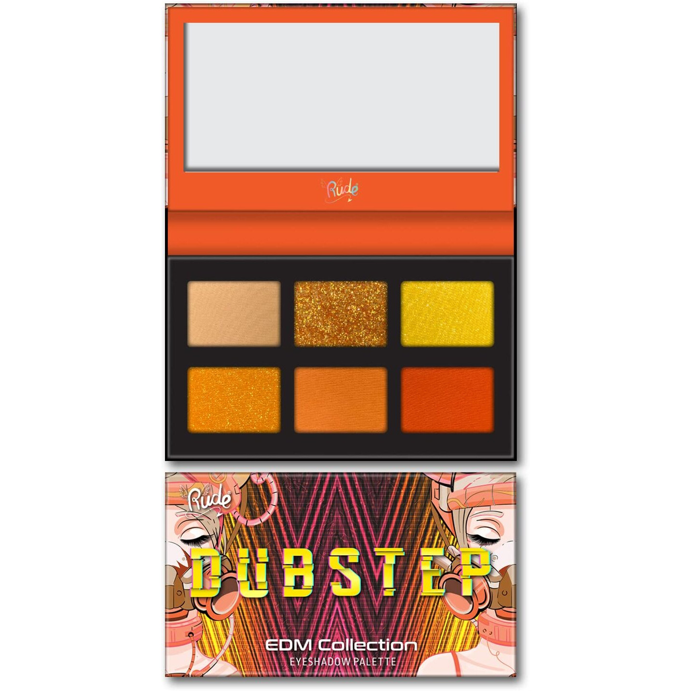 RUDE EDM collection Eyeshadow Palette(D0102H2BRcg)