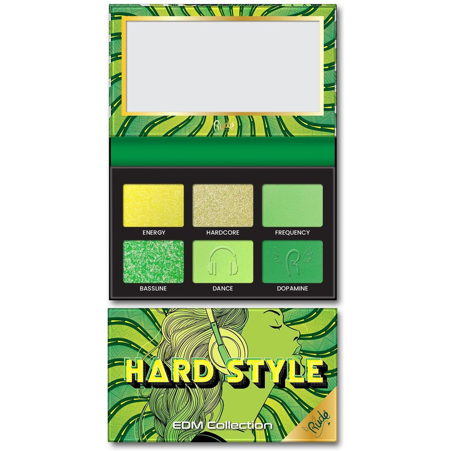 RUDE EDM collection Eyeshadow Palette(D0102H2BRBV)