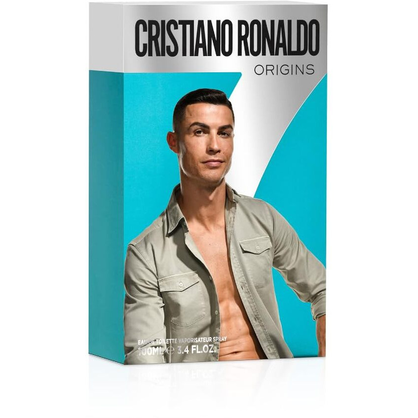 CR7 Origins by Cristiano Ronaldo, 3.4 oz Eau De Toilette Spray for Men