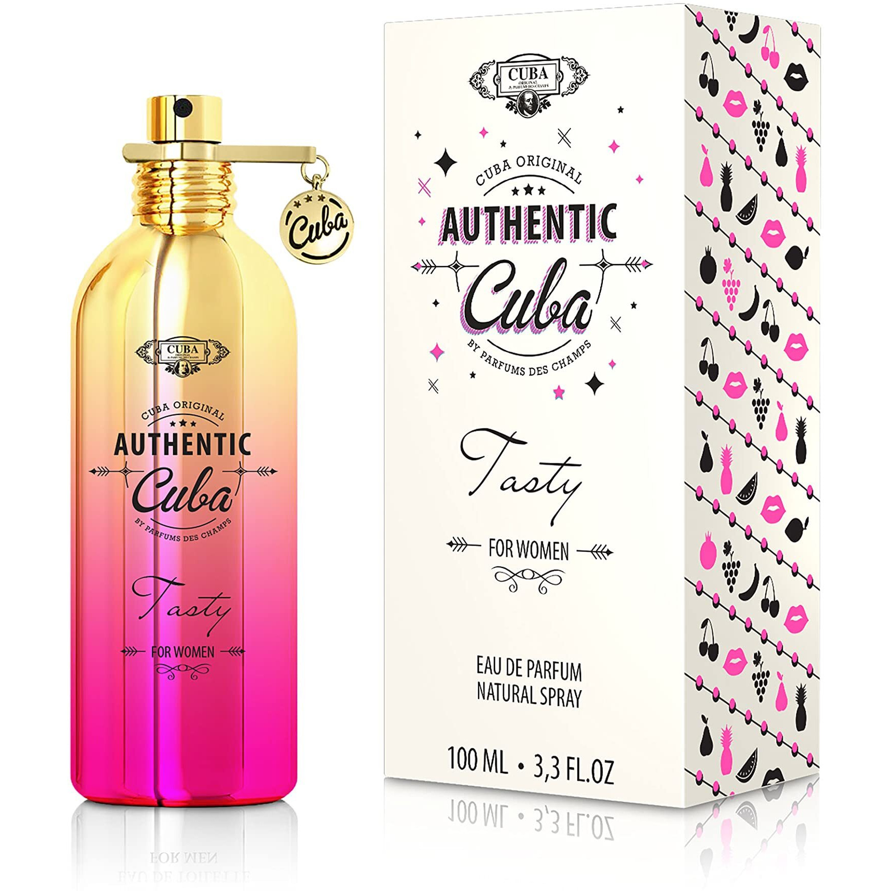Cuba Authentic Tasty by Cuba for Women - 3.3 oz EDP Spray