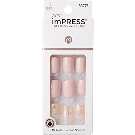 Kiss Impress Press-On-Manicure Kit 30 Count Dorothy Short (Pack of 2)