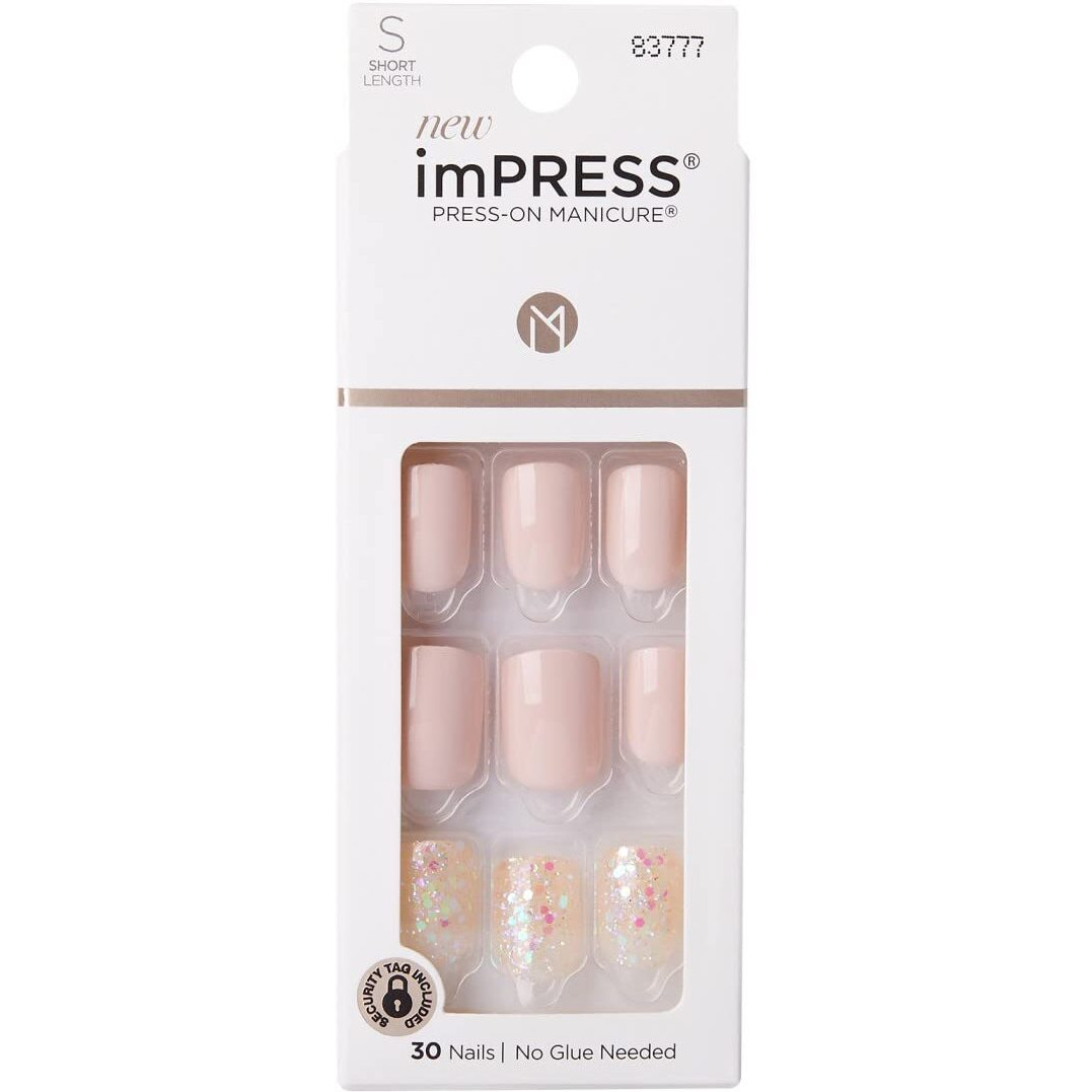 Kiss Impress Press-On-Manicure Kit 30 Count Dorothy Short (Pack of 2)