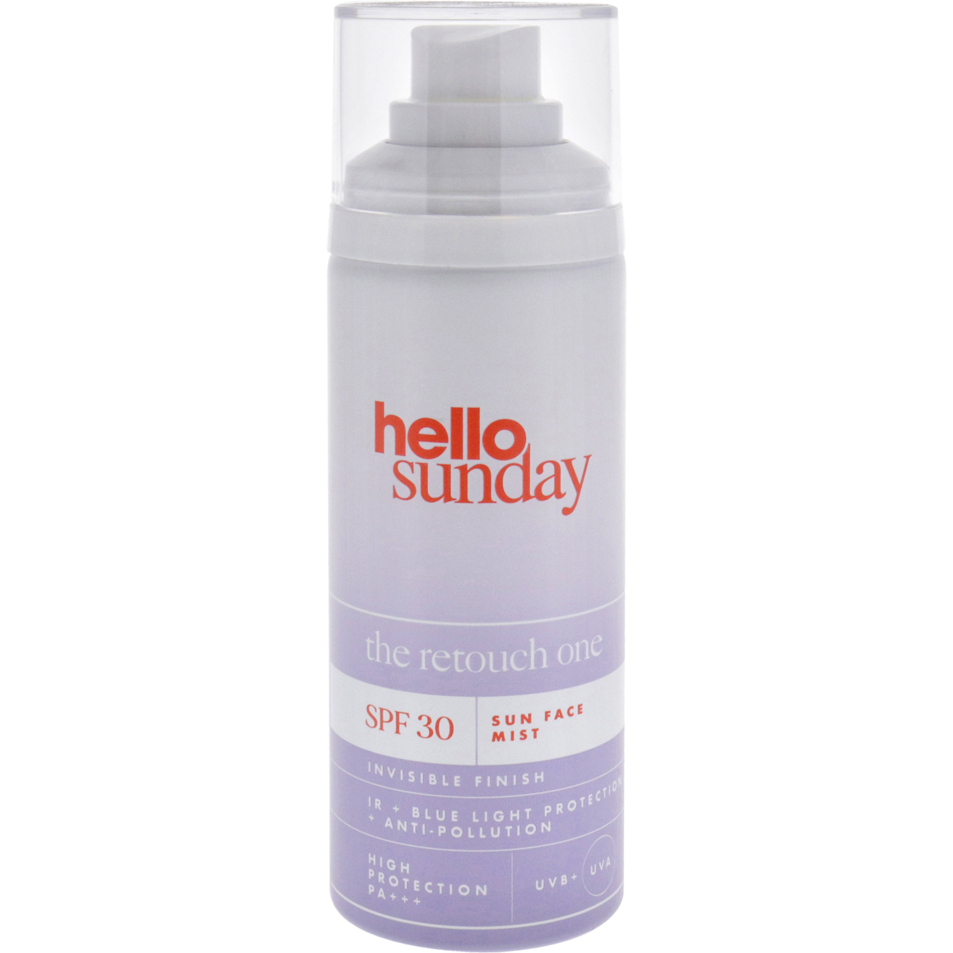 The Retouch One Sun Face Mist SPF 30 PA Plus by Hello Sunday for Women - 2.54 oz Mist