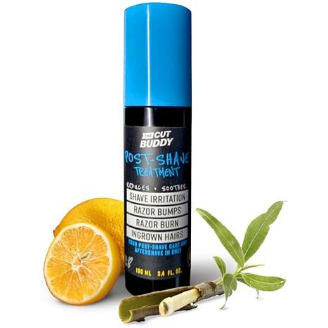 The Cut Buddy After Shave Spray for Men & Women | Helps Alleviate Ingrown Hairs & Discomfort | Citrus + Willow Bark Scent 3.4 Fl Oz