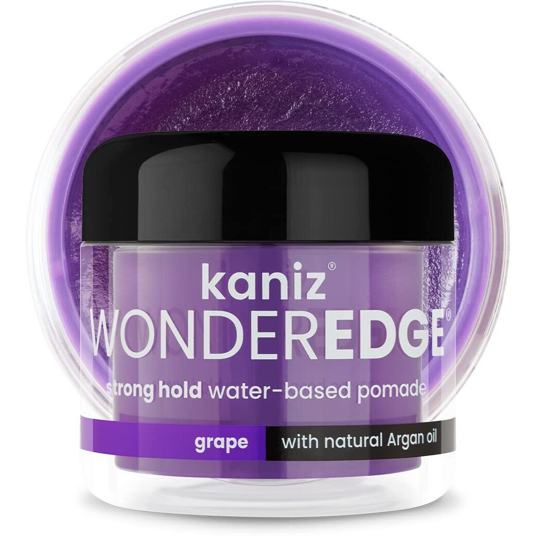 Kaniz Wonderedge Water-Based Pomade Grape 4 Fl Oz (Pack of 2)