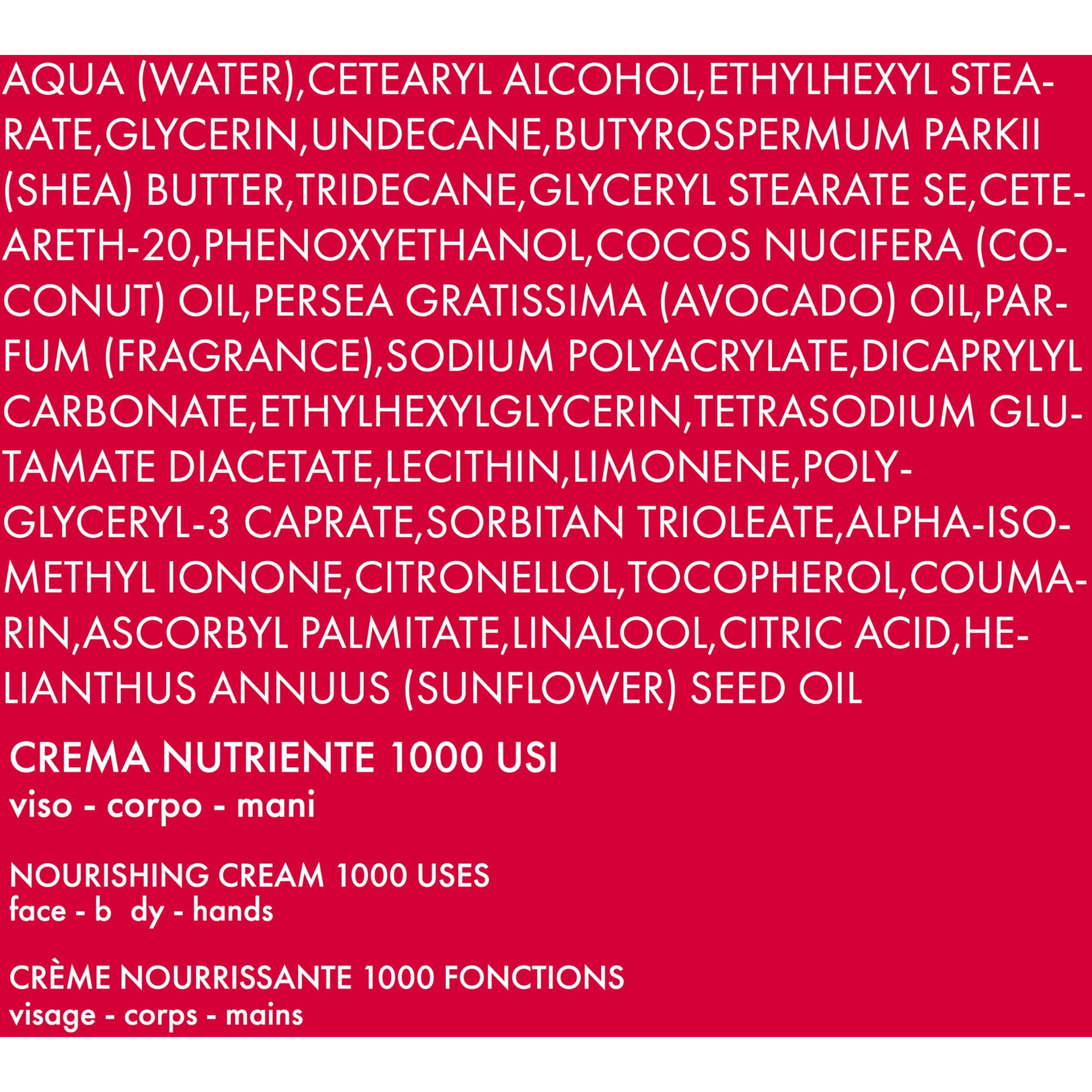 All In One Nourishing Cream 1000 Uses by Pupa Milano for Women - 11.83 oz Cream