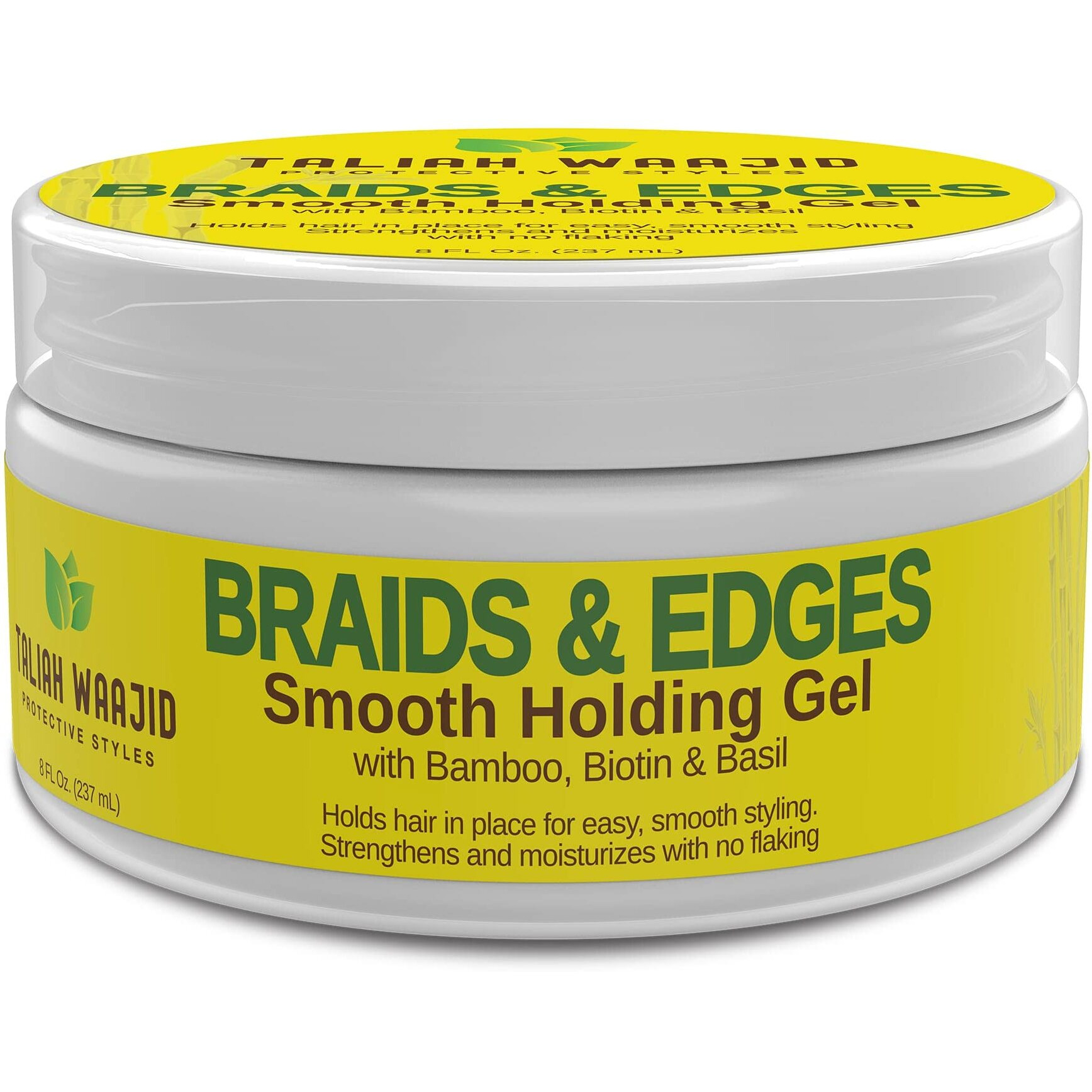 Taliah Waajid Protective Styles Braids & Edges Smooth Holding Gel | Extreme Hold, Smooths & Tames Frizz | No Flaking or Drying 8oz
