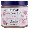 Dr. Teal's Shea Sugar Scrub Rose 19 Ounce Jar