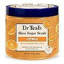 Dr Teal's Shea Sugar Body Scrub, Citrus with Essential Oils & Vitamin C, 19 oz