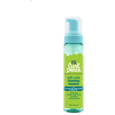 Just For Me Curl Peace Soft Curls Foaming Mousse, 8.5 oz (1 Pack)