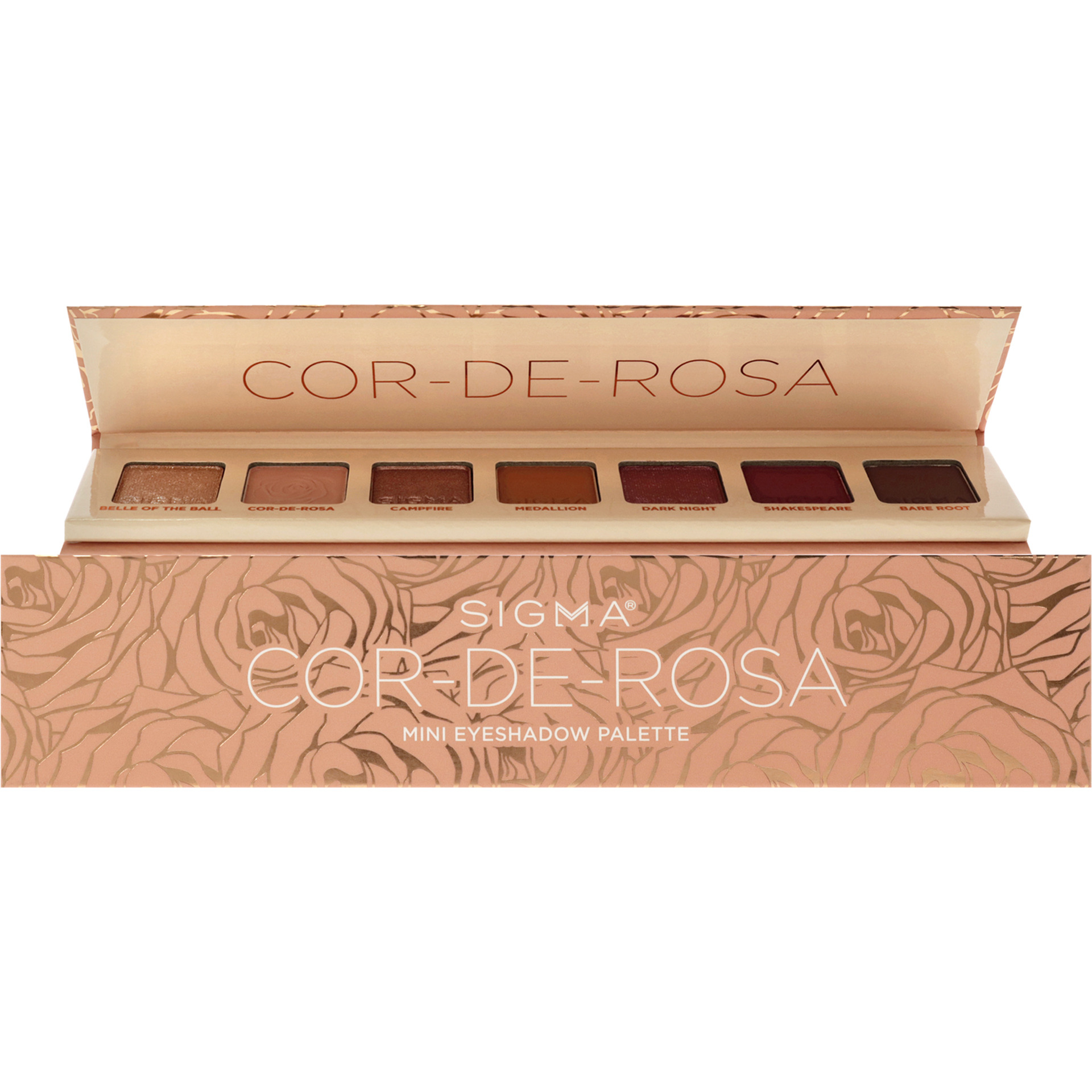 Mini Eyeshadow Palette - Cor-De-Rosa by SIGMA for Women - 0.27 oz Eye Shadow