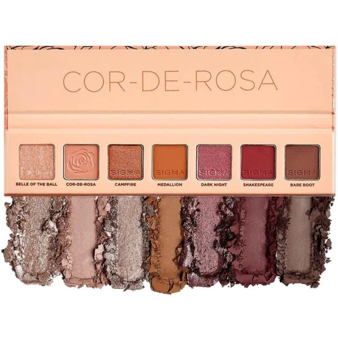Mini Eyeshadow Palette - Cor-De-Rosa by SIGMA for Women - 0.27 oz Eye Shadow