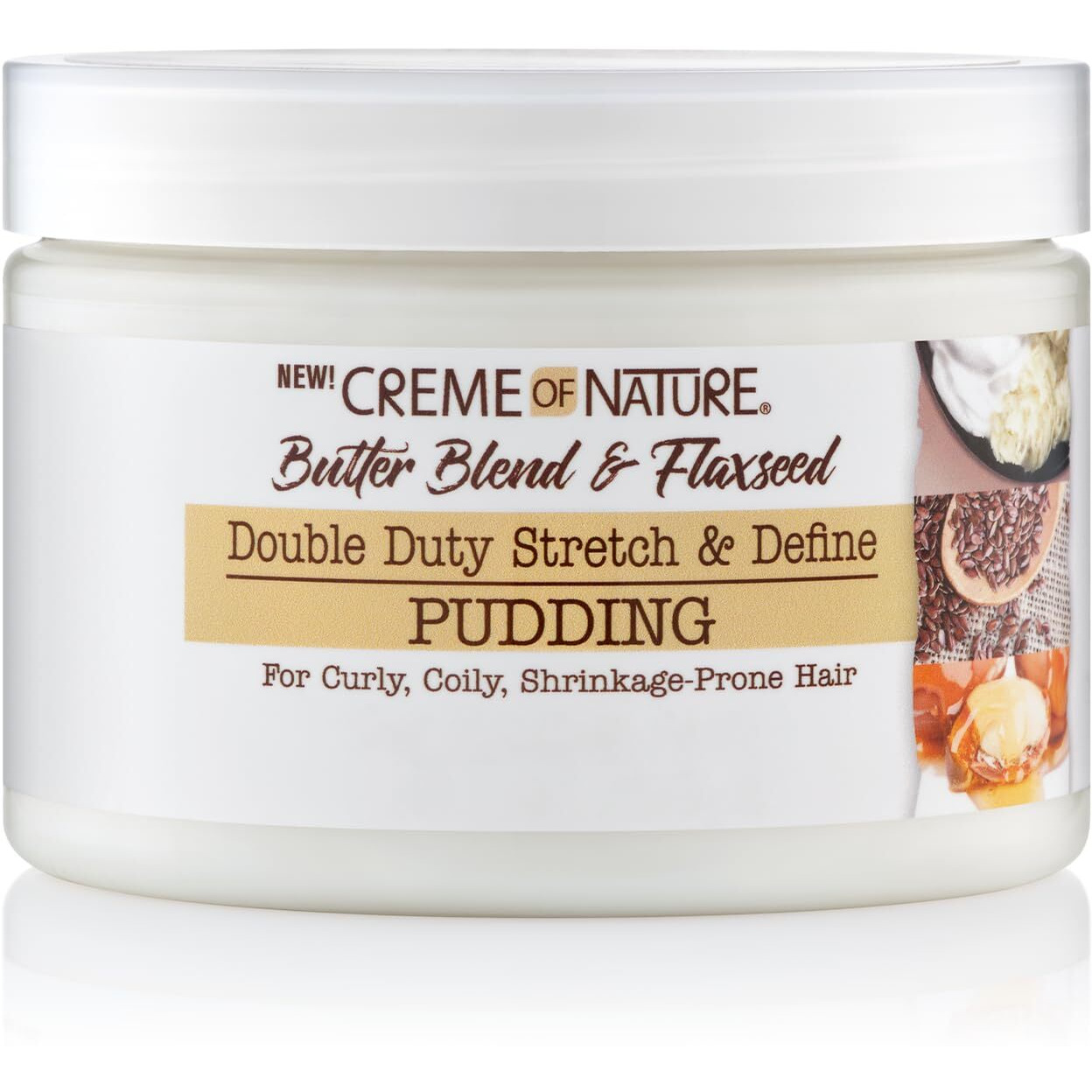 Creme of Nature, Curl Definition Pudding, Butter Blend, Argan Oil, Flaxseed Oil, Anti Frizz, 11.5 Oz