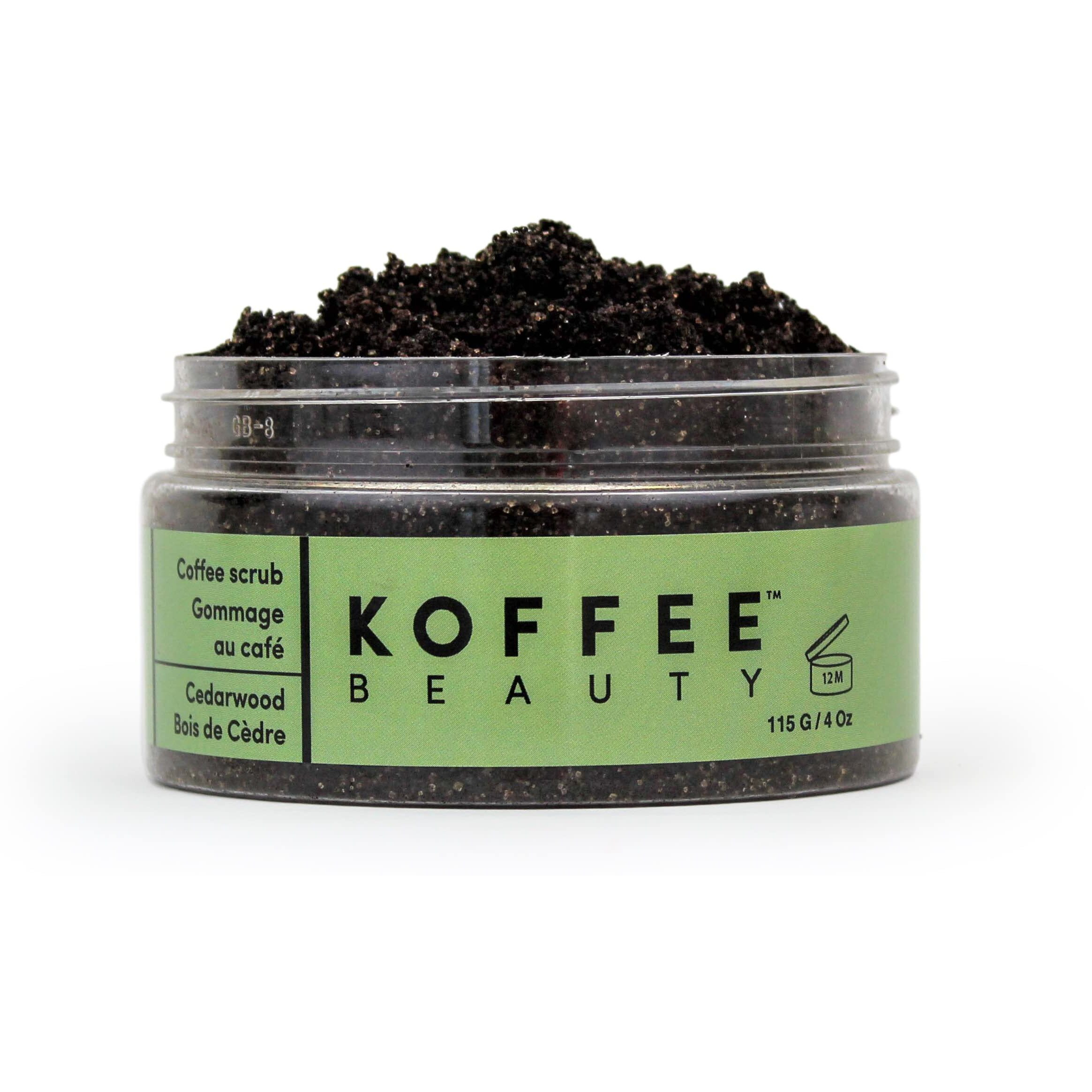 Coffee Scrub - Cedarwood by Koffee Beauty for Unisex - 4 oz Scrub