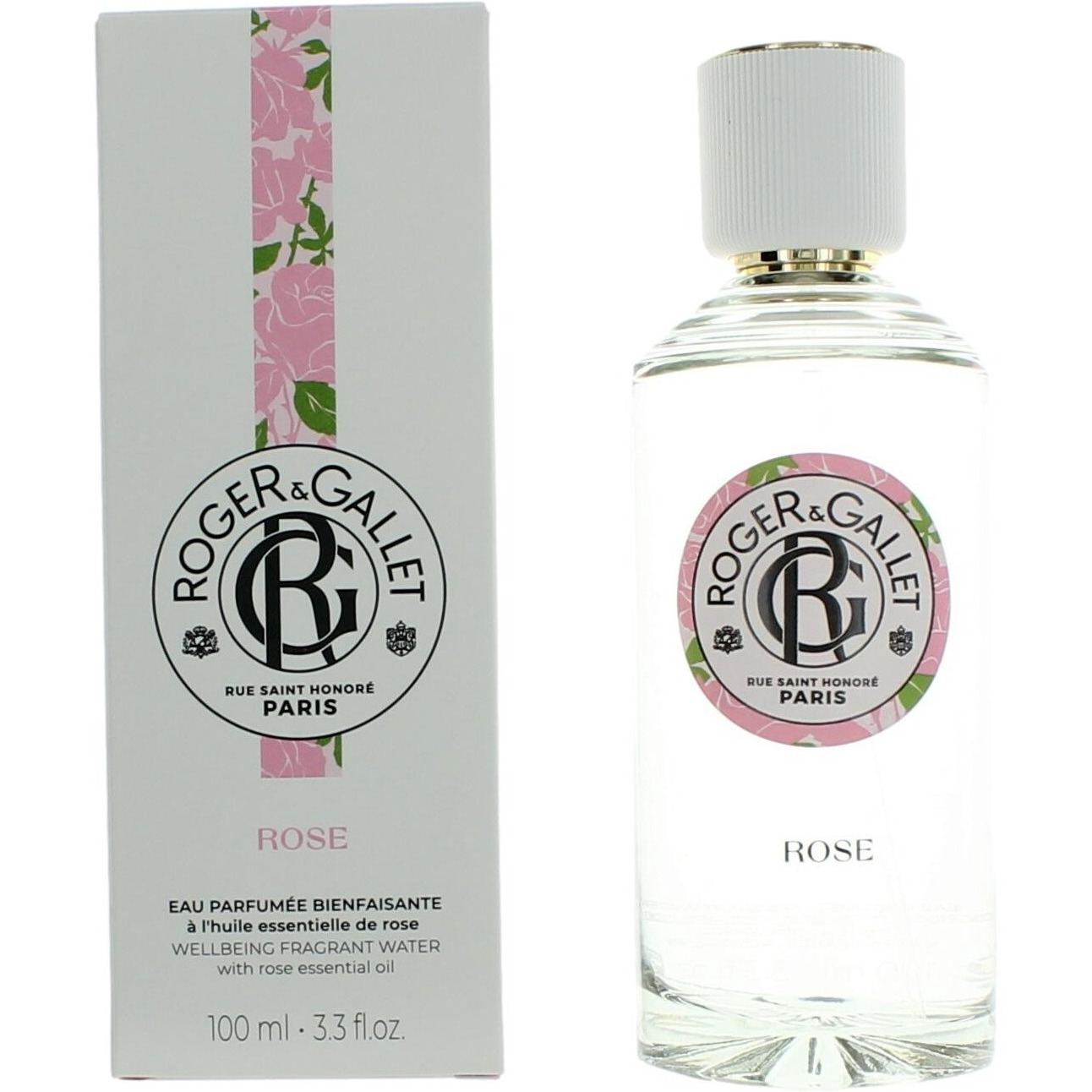 Roger & Gallet Rose by Roger & Gallet, 3.3 oz Eau Parfumee Spray for Women
