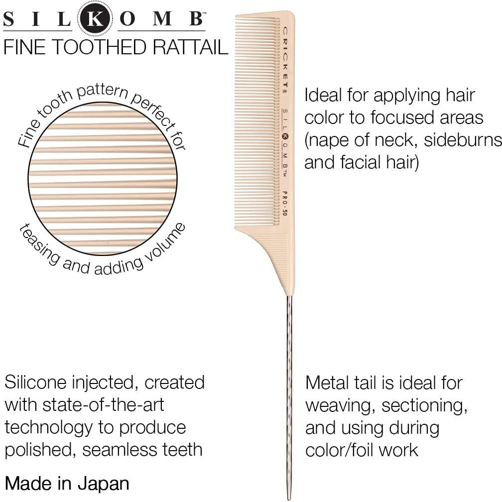 Silkomb Pro-50 by Cricket for Unisex - 1 Pc Comb