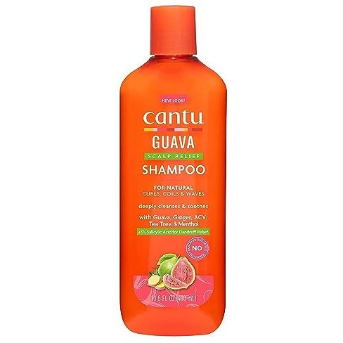 Cantu Guava Shampoo Scalp Relief 13.5 Ounce (400ml) (Pack of 2)