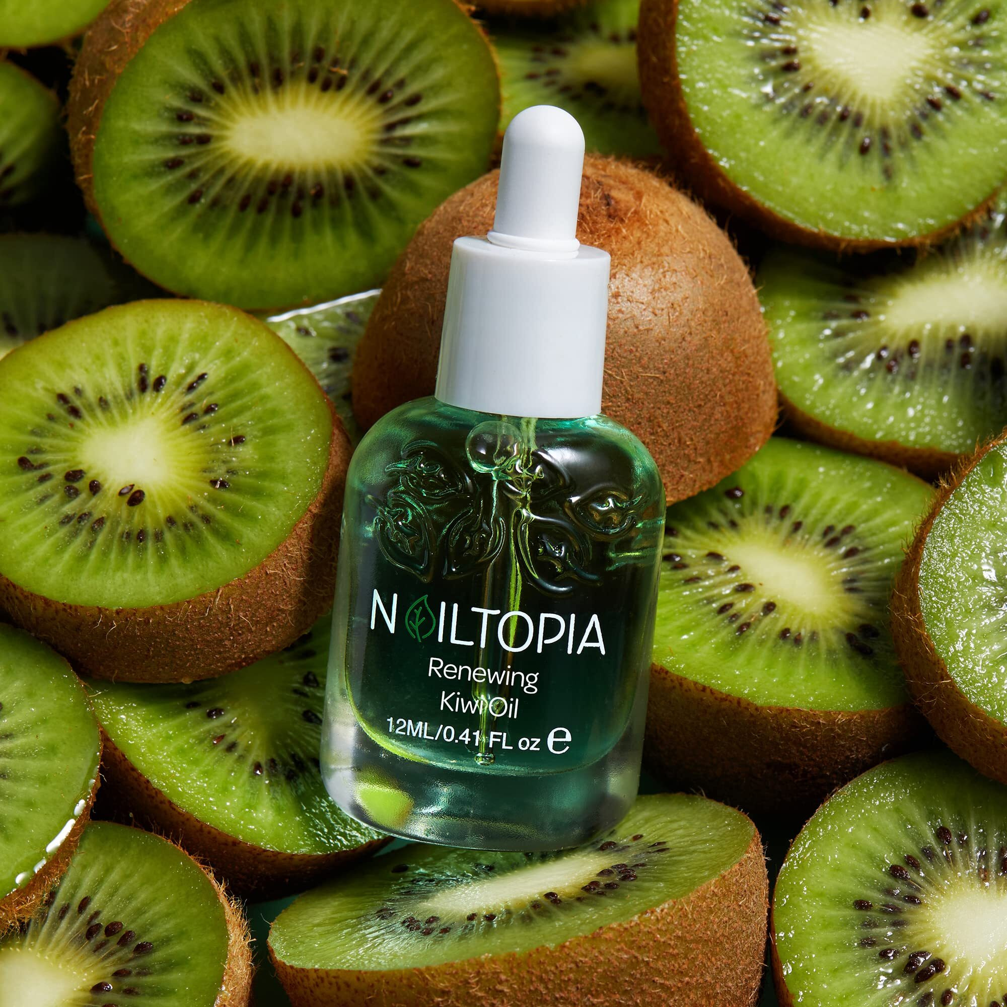 Fresh Soothing and Smoothing Kiwi Oil by Nailtopia for Women - 0.41 oz Nail Oil