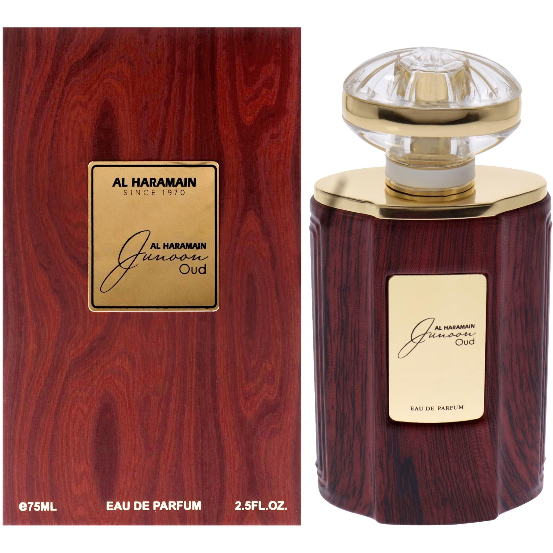 Junoon Oud by Al Haramain for Unisex - 2.5 oz EDP Spray